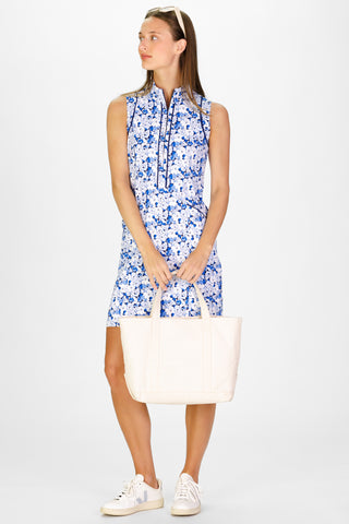 Emmeline Dress & Short in Indigo Blooms