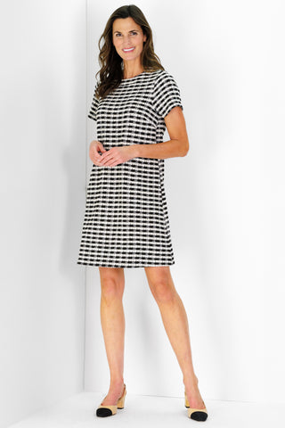 Gianna Dress in Tweed Sweater Knit