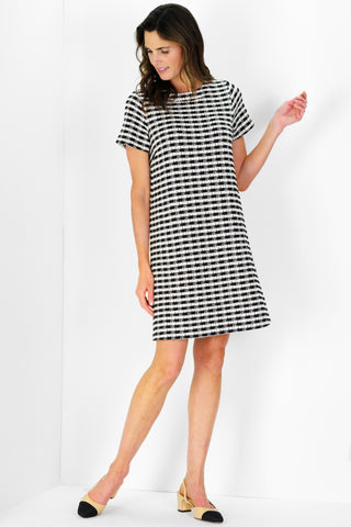 Gianna Dress in Tweed Sweater Knit
