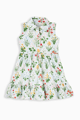 Girls Lakelyn Dress in Garden Lattice