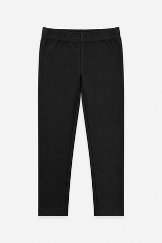 Girls Lolly Legging in Black Suede