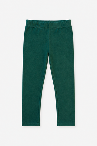 Girls Lolly Legging in Spruce Suede