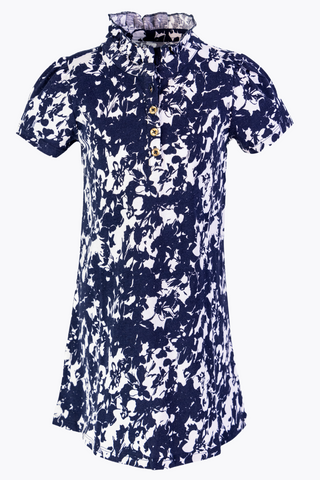 Girls Sammi Dress in Inky Blooms