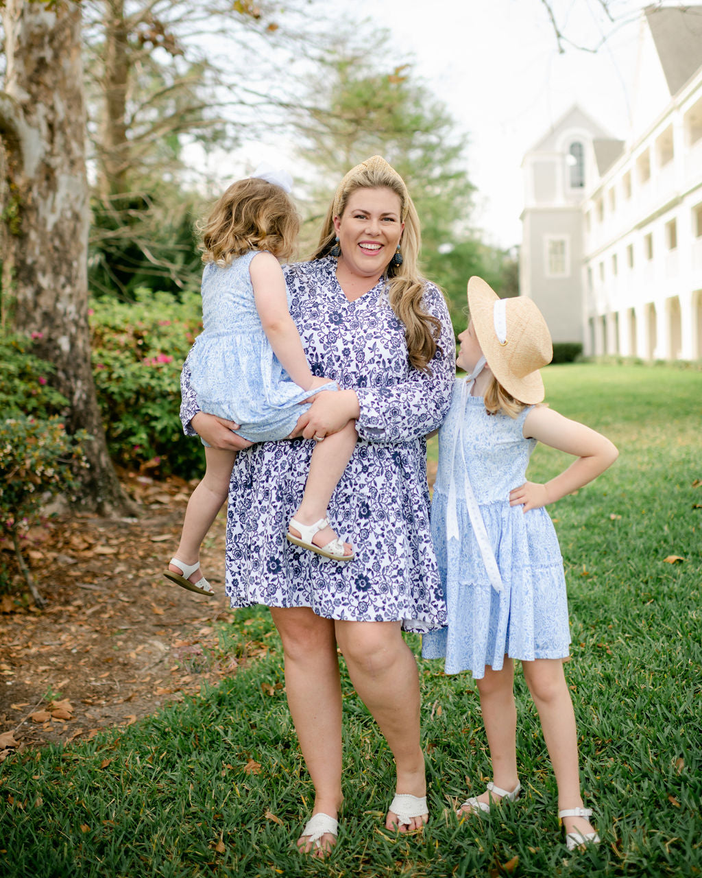 The Fiona Dress in Morning Glory Duffield Lane