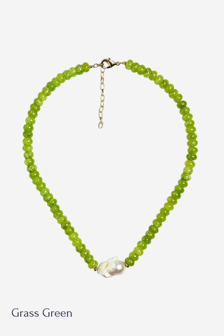 Susie Quartz Beaded Necklace by Lisi Lerch