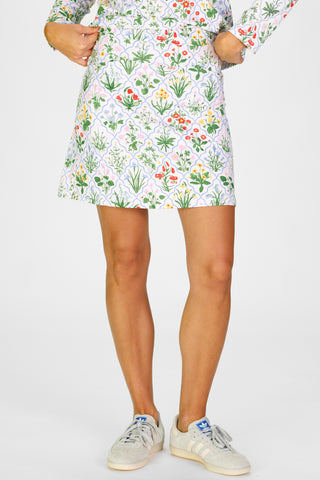 Hattie Skort in Garden Lattice
