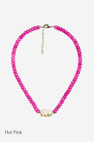 Susie Quartz Beaded Necklace by Lisi Lerch