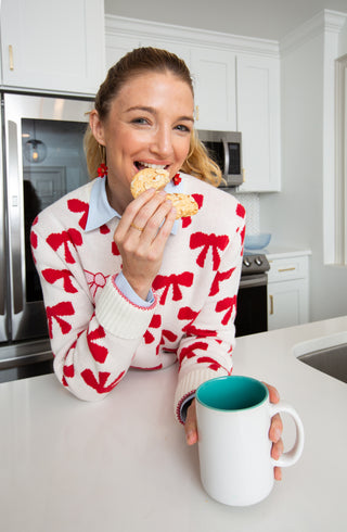 The Bow Sweater in Ivory