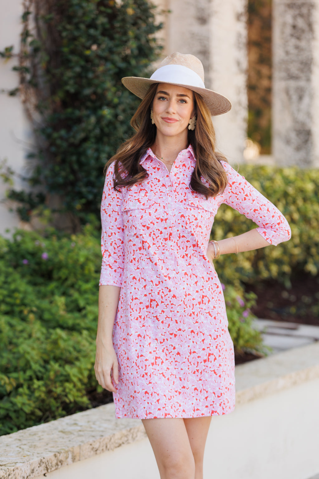 COCOTE - Three Piece Ribbon Dress Set - Pink main image 0