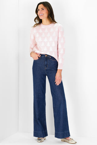 Snowy Trees Crew Neck Sweater