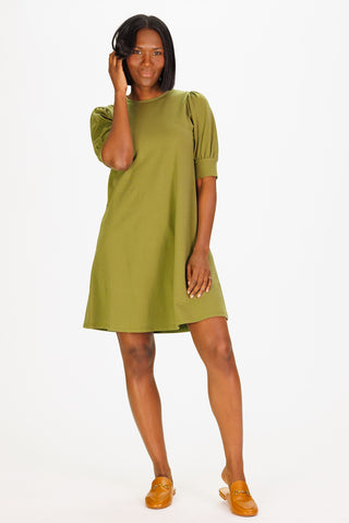 Jennifer Dress in Moss Green