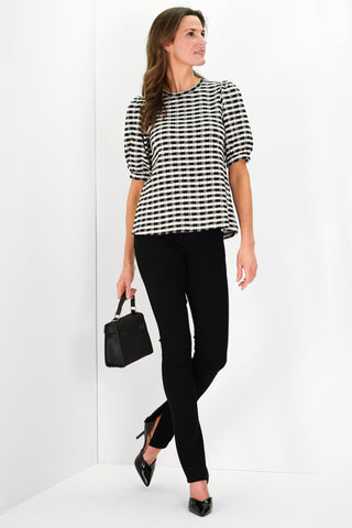 Jennifer Top in Tweed Sweater Knit