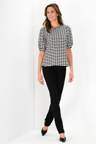 Jennifer Top in Tweed Sweater Knit