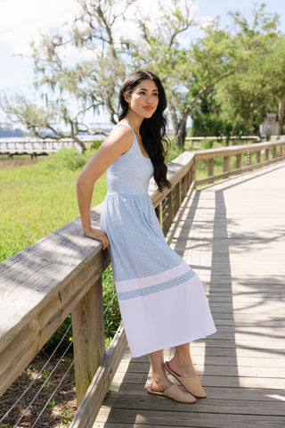 Jillian Dress in Coastal Medallion