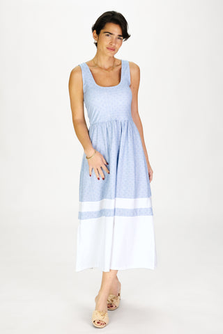 Jillian Dress in Coastal Medallion