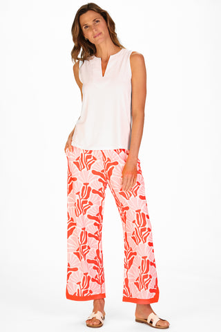 Juno Pant in Sunset Blossoms