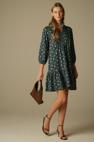 Katie Dress in Twilight Vines