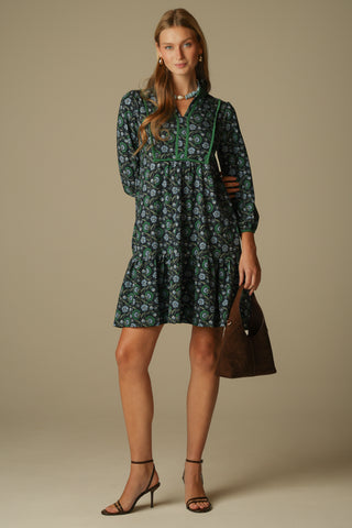 Katie Dress in Twilight Vines