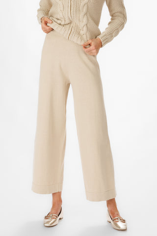 Knit Pant in Tan