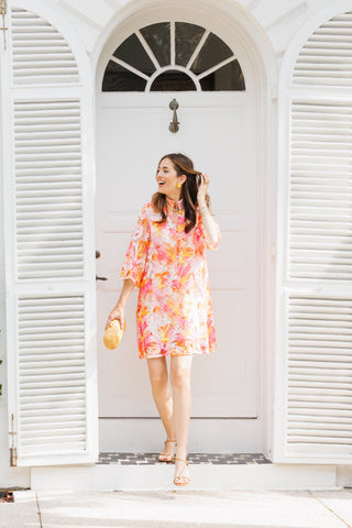 Laurie Dress in Sunset Lace