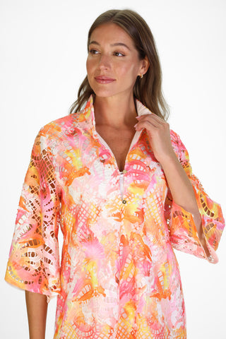 Laurie Dress in Sunset Lace