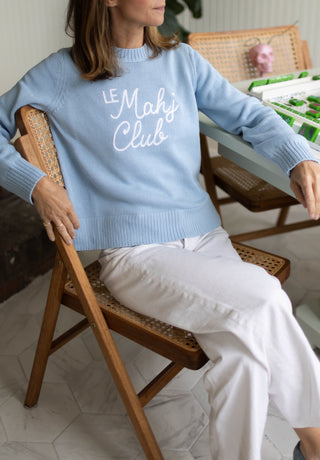 Duffield Lane x Holy Mahj Le Mahj Club Crew Neck Sweater