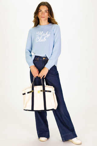 Duffield Lane x Holy Mahj Le Mahj Club Crew Neck Sweater