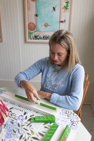 Duffield Lane x Holy Mahj Le Mahj Club Crew Neck Sweater