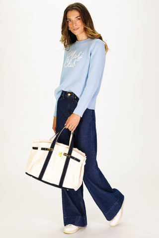 Duffield Lane x Holy Mahj Le Mahj Club Crew Neck Sweater