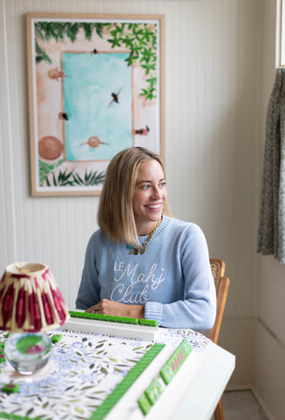 Duffield Lane x Holy Mahj Le Mahj Club Crew Neck Sweater