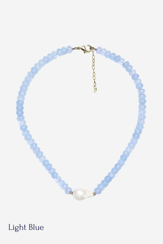 Susie Quartz Beaded Necklace by Lisi Lerch