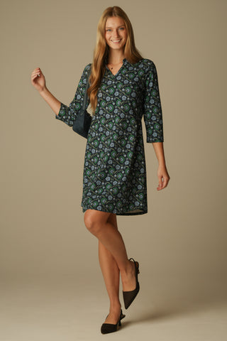 Lillian Dress in Twilight Vines