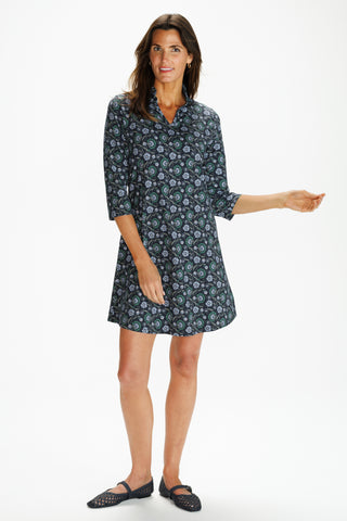 Lillian Dress in Twilight Vines