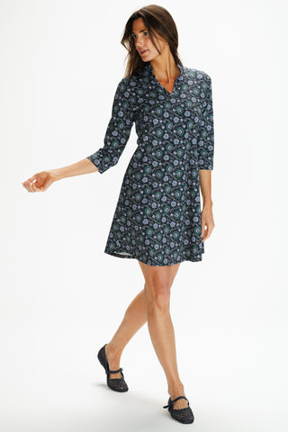 Lillian Dress in Twilight Vines