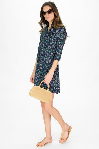 Lillian Dress in Twilight Vines