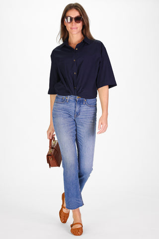 Livvy Top in Navy
