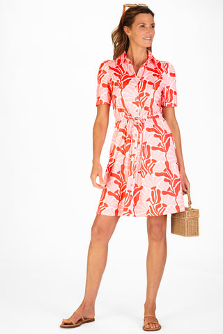 London Dress & Short in Sunset Blossoms