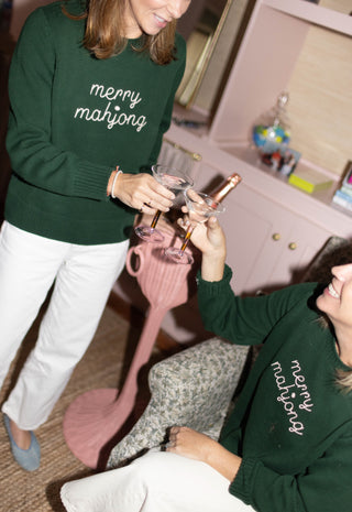 Duffield Lane x Holy Mahj Merry Mahjong Crew Neck Sweater