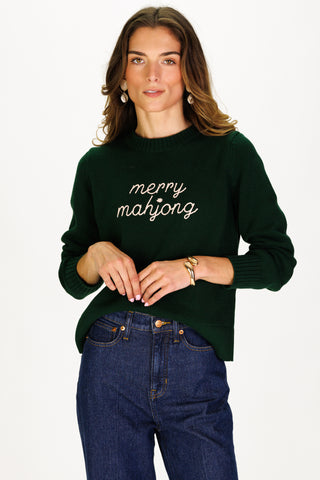 Duffield Lane x Holy Mahj Merry Mahjong Crew Neck Sweater