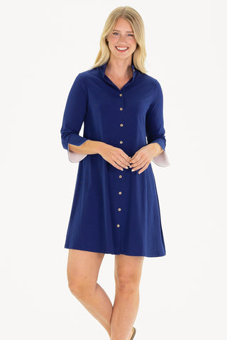 The Oaklee Dress in Royal Navy