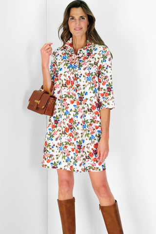 Olive Dress in Dawn Garden