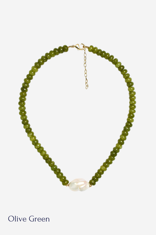 Susie Quartz Beaded Necklace by Lisi Lerch