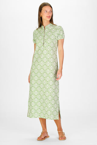 Ophelia Dress in Ivy Courtyard