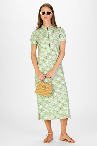 Ophelia Dress in Ivy Courtyard