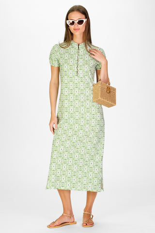 Ophelia Dress in Ivy Courtyard