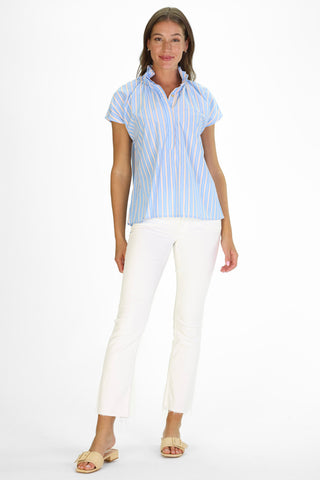 Pepper Popover in Sunset Stripe