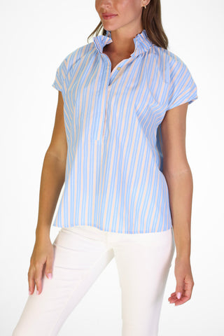 Pepper Popover in Sunset Stripe