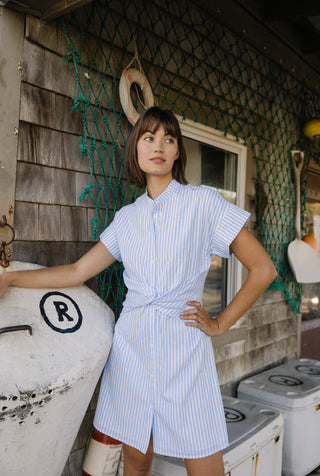 Phoebe Dress in Seaside Stripe Phoebe Dress in Seaside Stripe