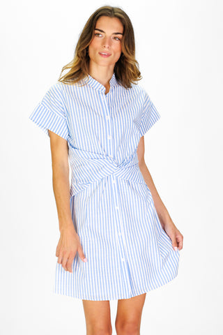 Phoebe Dress in Seaside Stripe