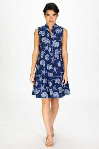 Robin Dress in Marine Mosaic